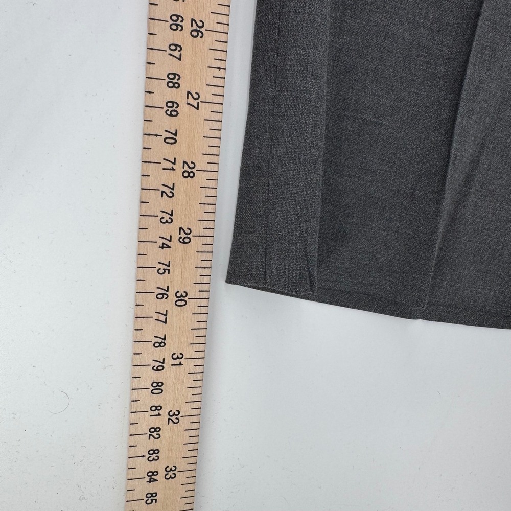 Jos A Bank Mens Grey Tailored Fit Dress Pants 42x30‎ Poly Viscose Stretch - Picture 3 of 16